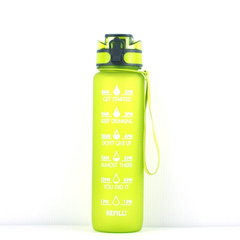 Transparent Flask Water Bottle
