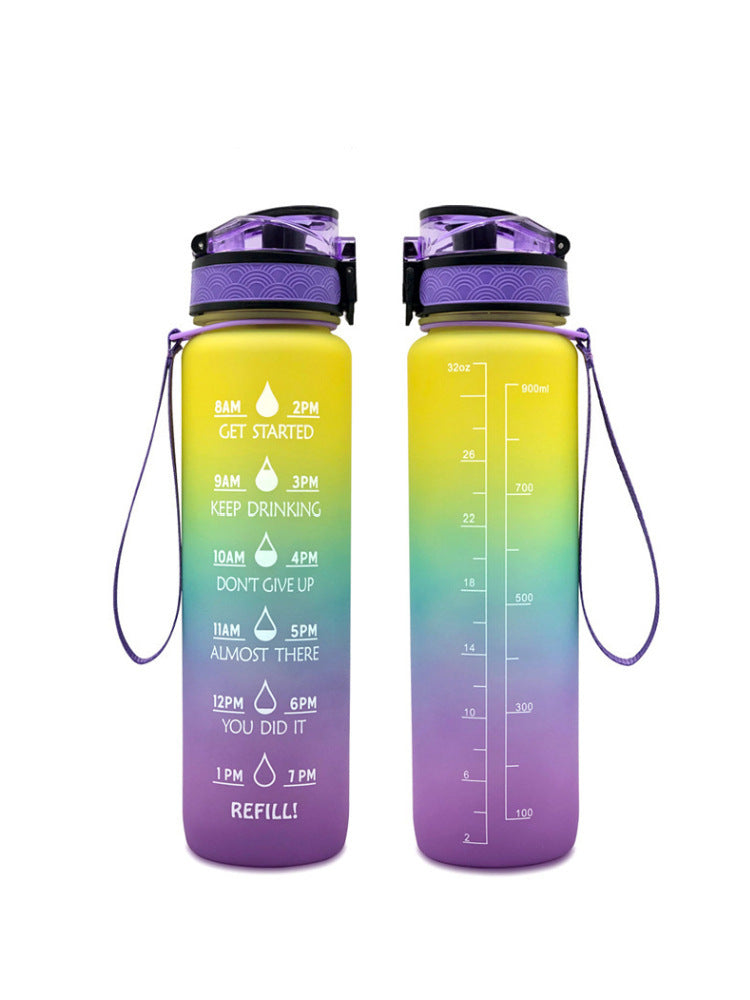 Transparent Flask Water Bottle