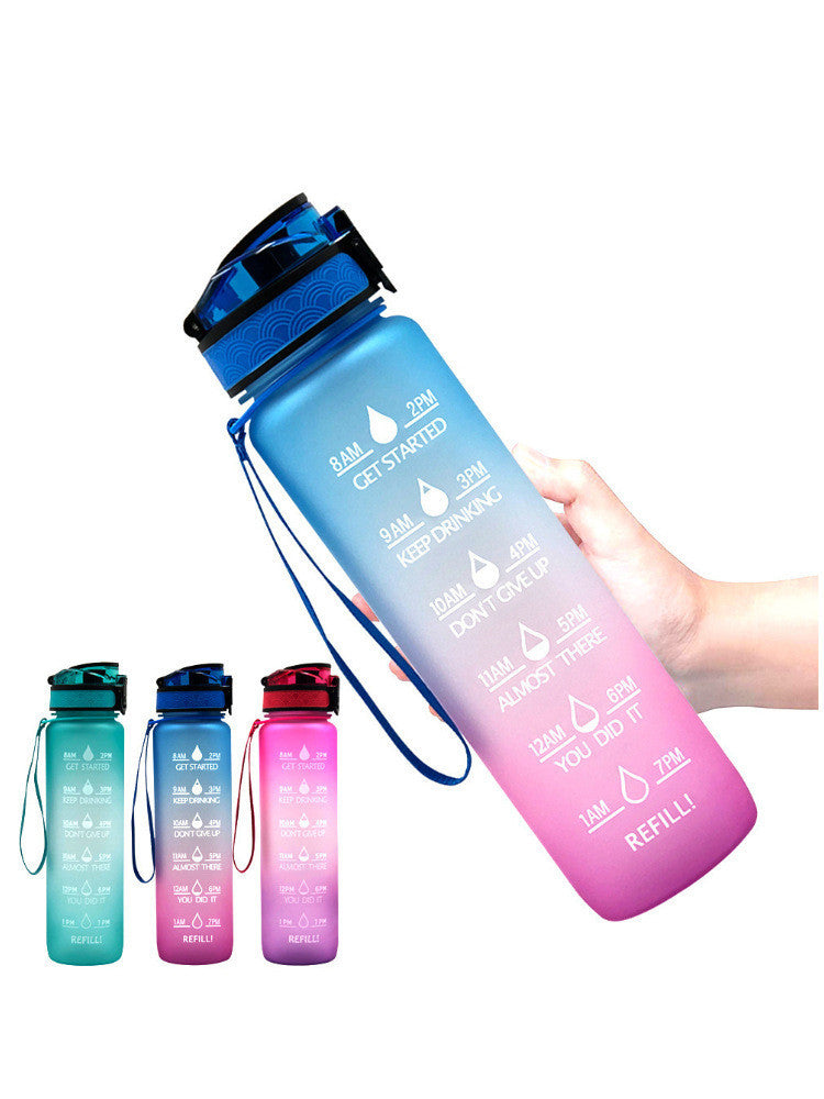 Transparent Flask Water Bottle