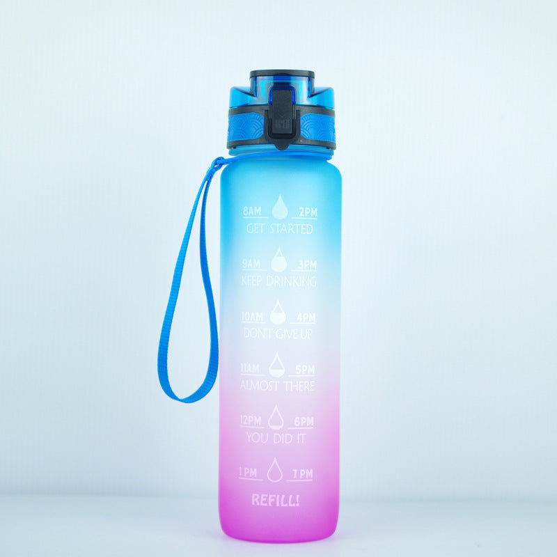 Transparent Flask Water Bottle