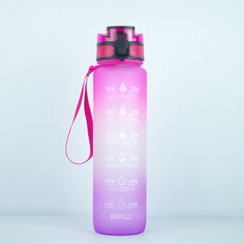 Transparent Flask Water Bottle
