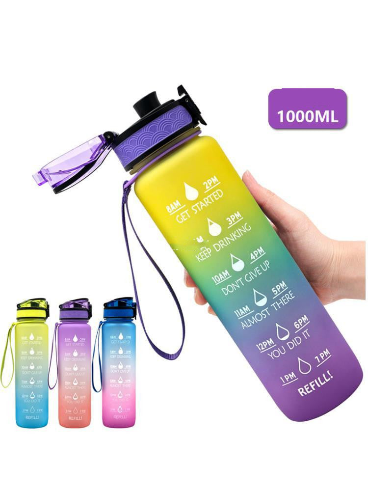 Transparent Flask Water Bottle