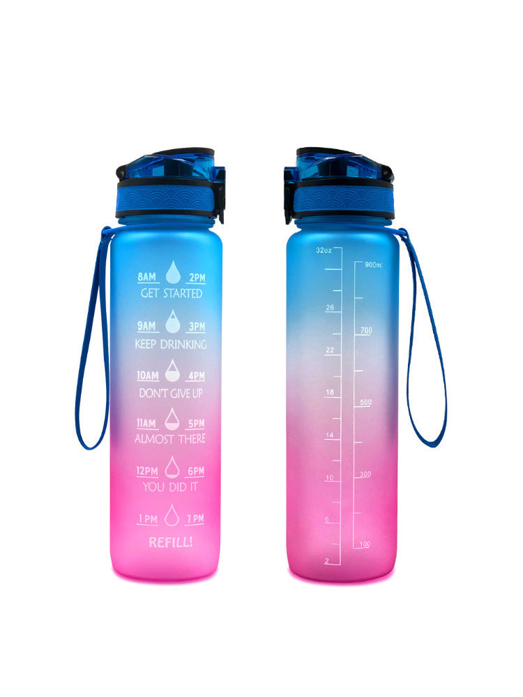 Transparent Flask Water Bottle