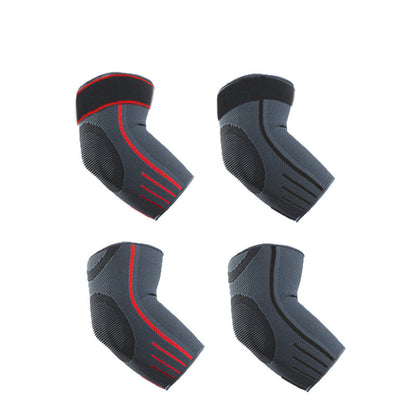 Adjustable Compression Elbow Pad With Straps
