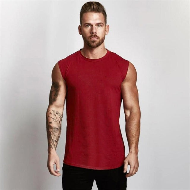 Sleeveless Shirt Tank Top