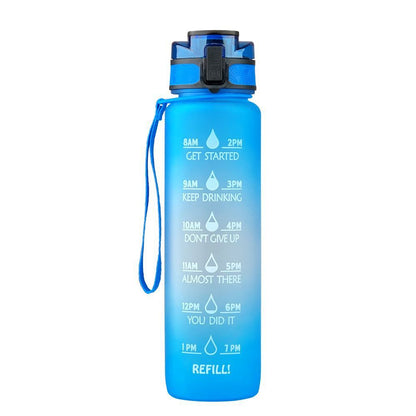 Transparent Flask Water Bottle