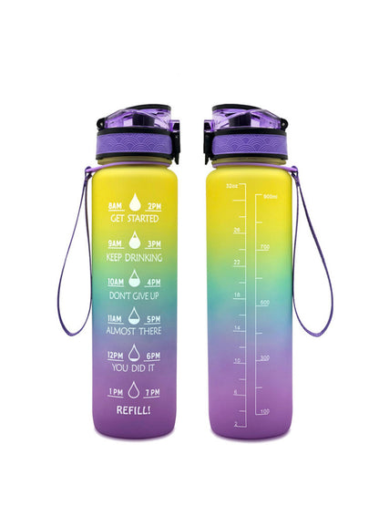 Transparent Flask Water Bottle