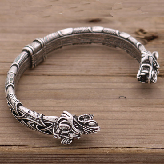 Fenrir Head Bracelet