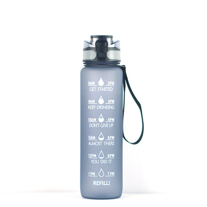 Transparent Flask Water Bottle