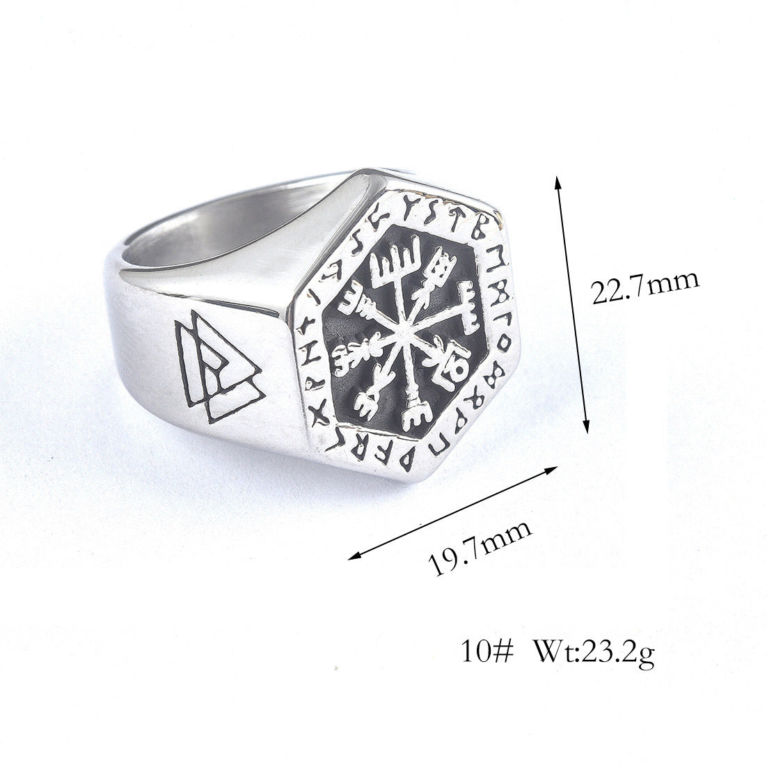 Vintage Vegvisir Ring
