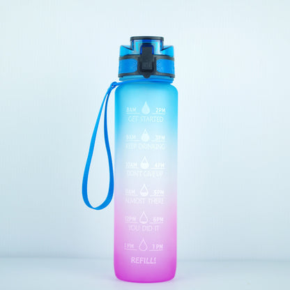 Transparent Flask Water Bottle
