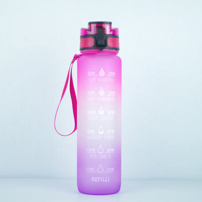 Transparent Flask Water Bottle